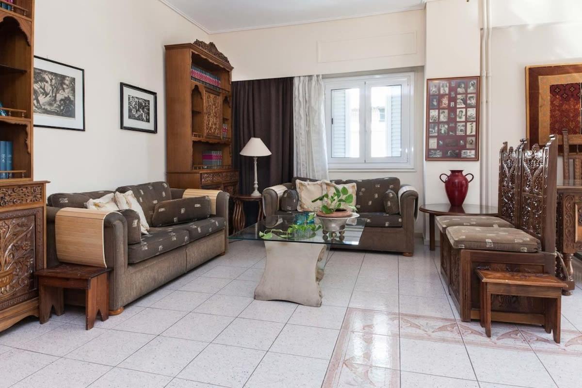 Classical Beauty 3Bd Apt In Peacefull Nea Filothei Athen Eksteriør billede