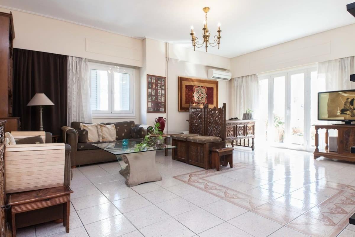 Classical Beauty 3Bd Apt In Peacefull Nea Filothei Athen Eksteriør billede